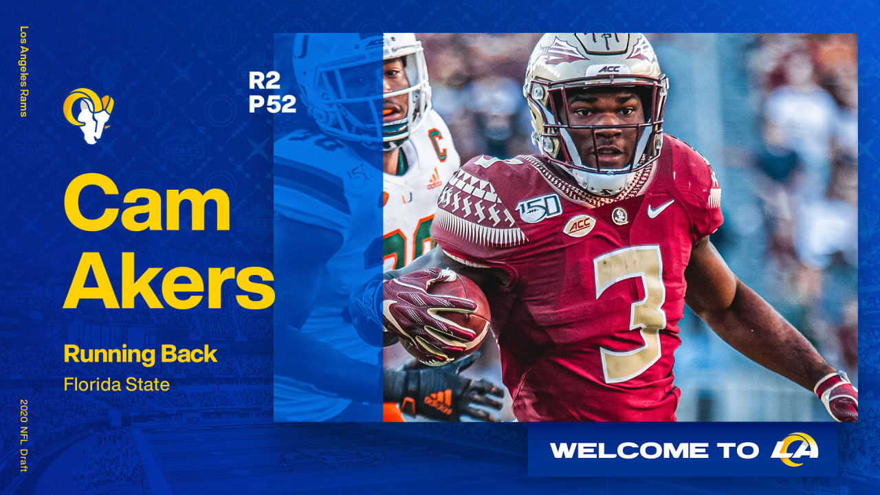 Florida State Seminoles RB Cam Akers drafted by Los Angeles Rams - Tomahawk  Nation