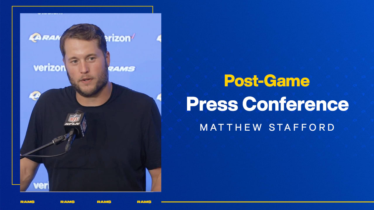 Postgame Interview: Matthew Stafford on GAME-WINNING TD and fighting  through pain, NFL on FOX