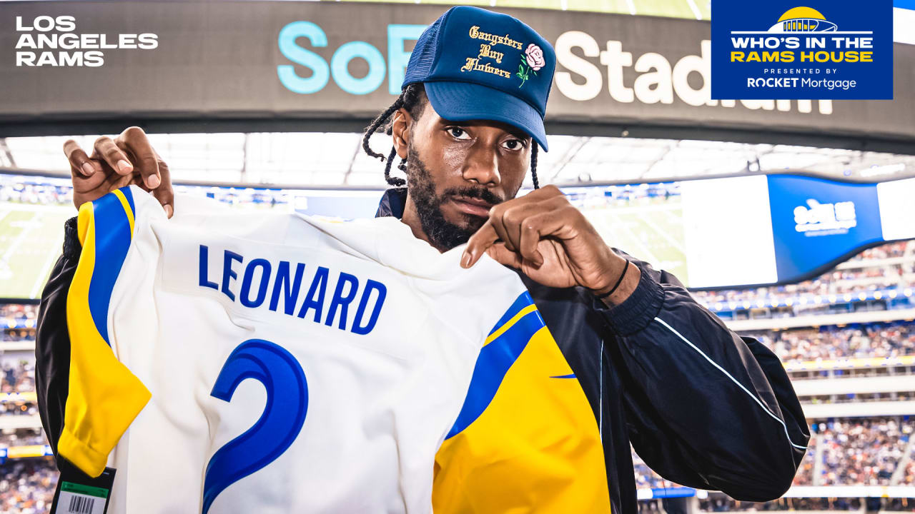 PHOTOS: Kawhi Leonard, cast of Ted Lasso & more visit SoFi Stadium