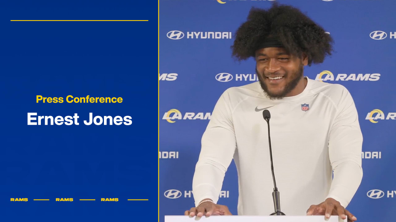 Linebacker Ernest Jones on approach to 2023, vocal leader on