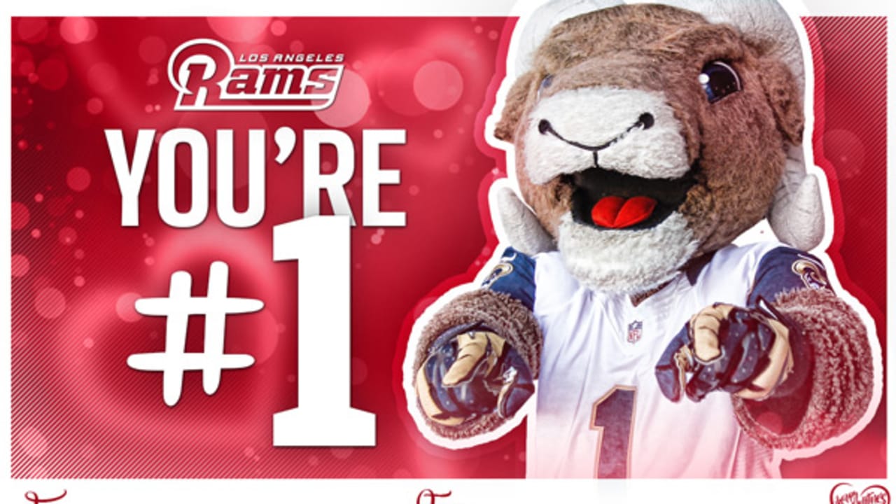 Rams Valentine's Day Cards