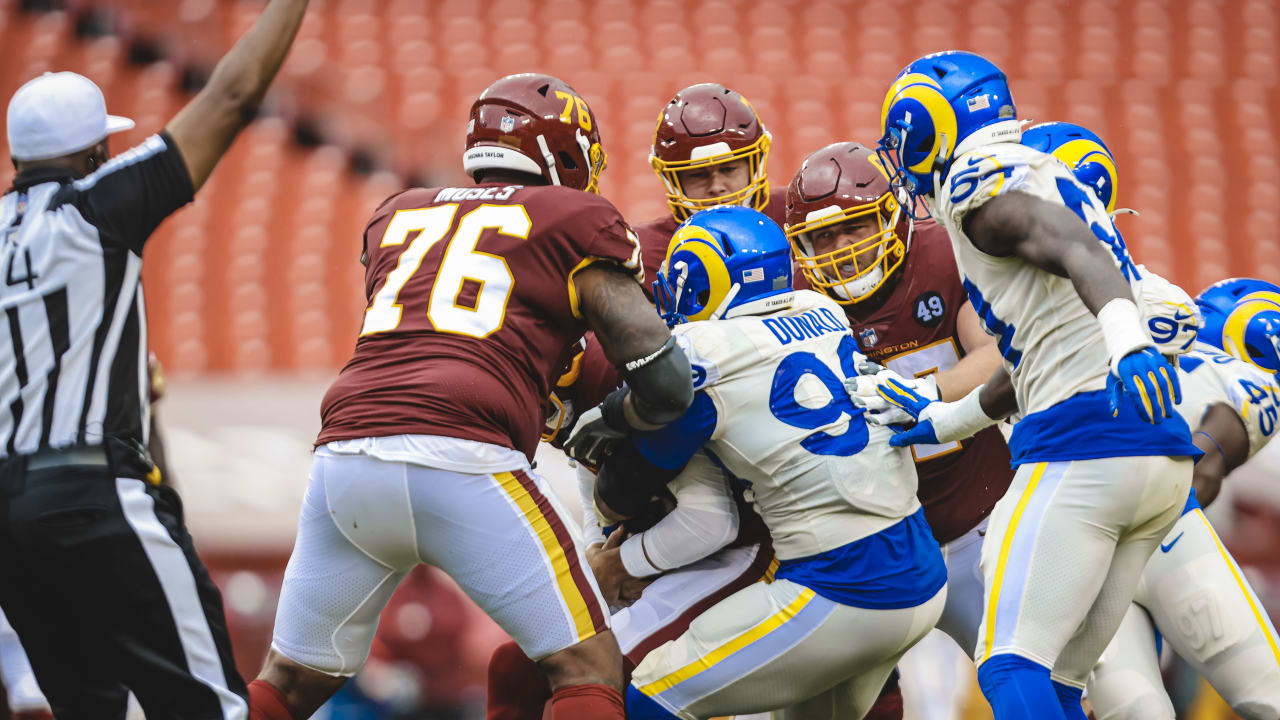 Los Angeles Rams defensive lineman Aaron Donald dials up third-down  pressure for second consecutive sack