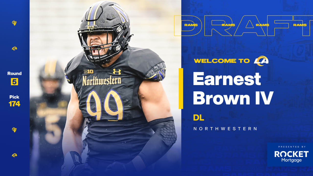 2021 NFL Draft Defensive Lineman Earnest Brown IV, Round 5, Pick 174