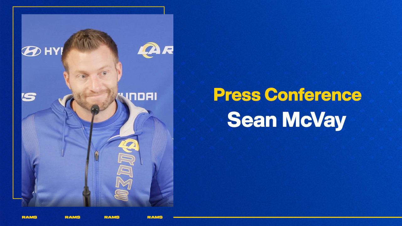 Rams Head Coach Sean McVay Talks Final Injury Updates Heading Into ...