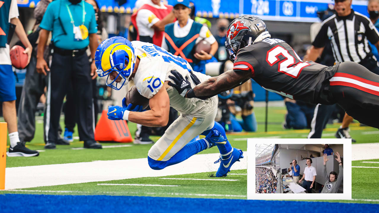 Radio Call of the Game: Jordan Fuller intercepts Tom Brady to seal the Rams  victory over the Buccaneers