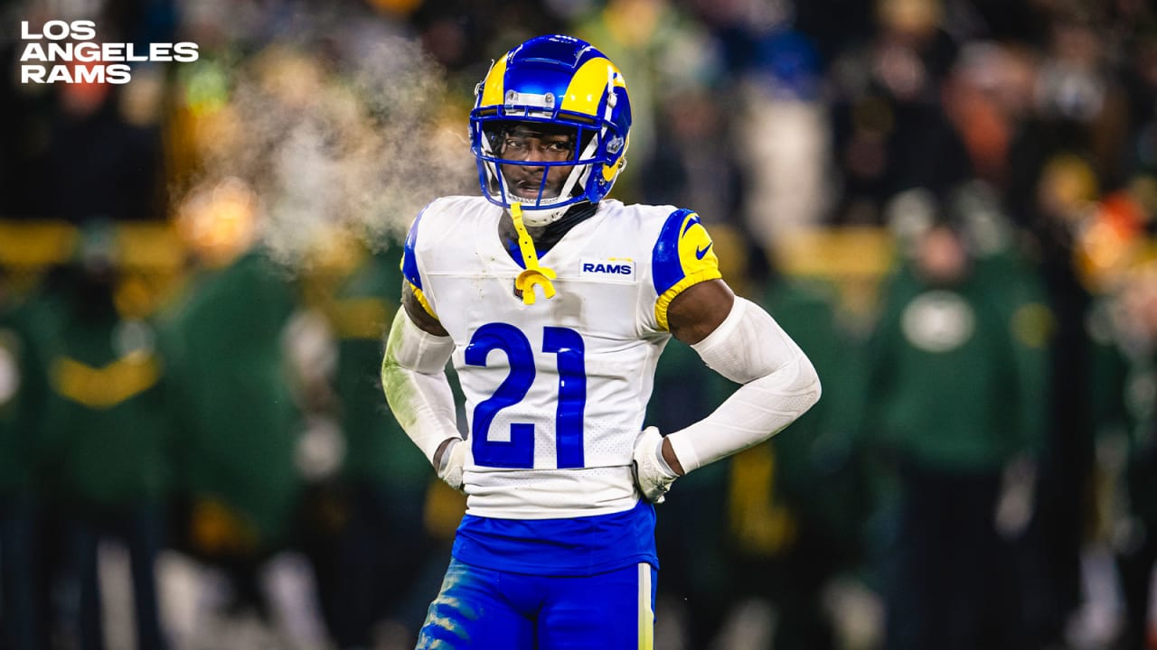 Los Angeles Rams safety Russ Yeast II (43) runs during an NFL preseason  football game against the Houston Texans Friday, Aug. 19, 2022, in  Inglewood, Calif. (AP Photo/Kyusung Gong Stock Photo - Alamy