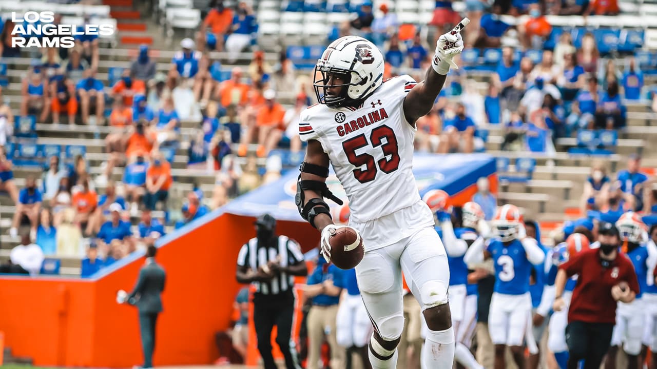 LA Rams select South Carolina LB Ernest Jones with 103rd pick