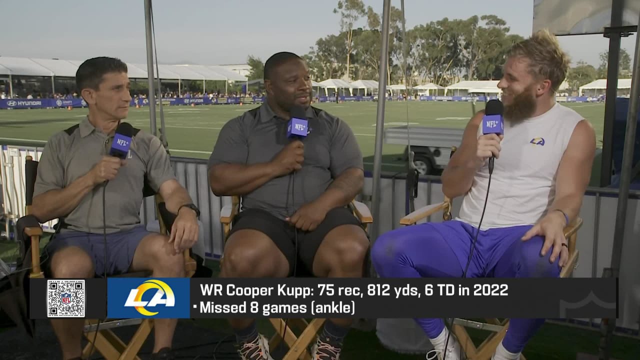 Los Angeles Rams wide receiver Cooper Kupp Training Camp interview with ...