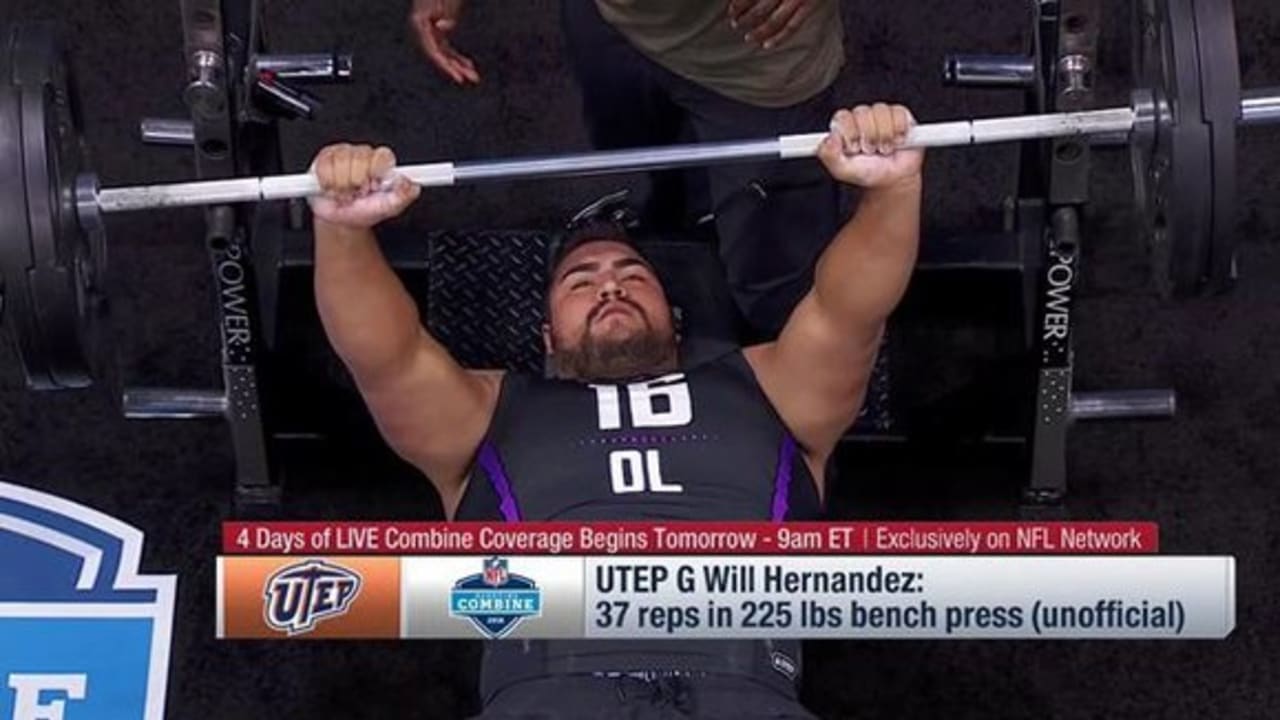 Training for the NFL Combine bench press test