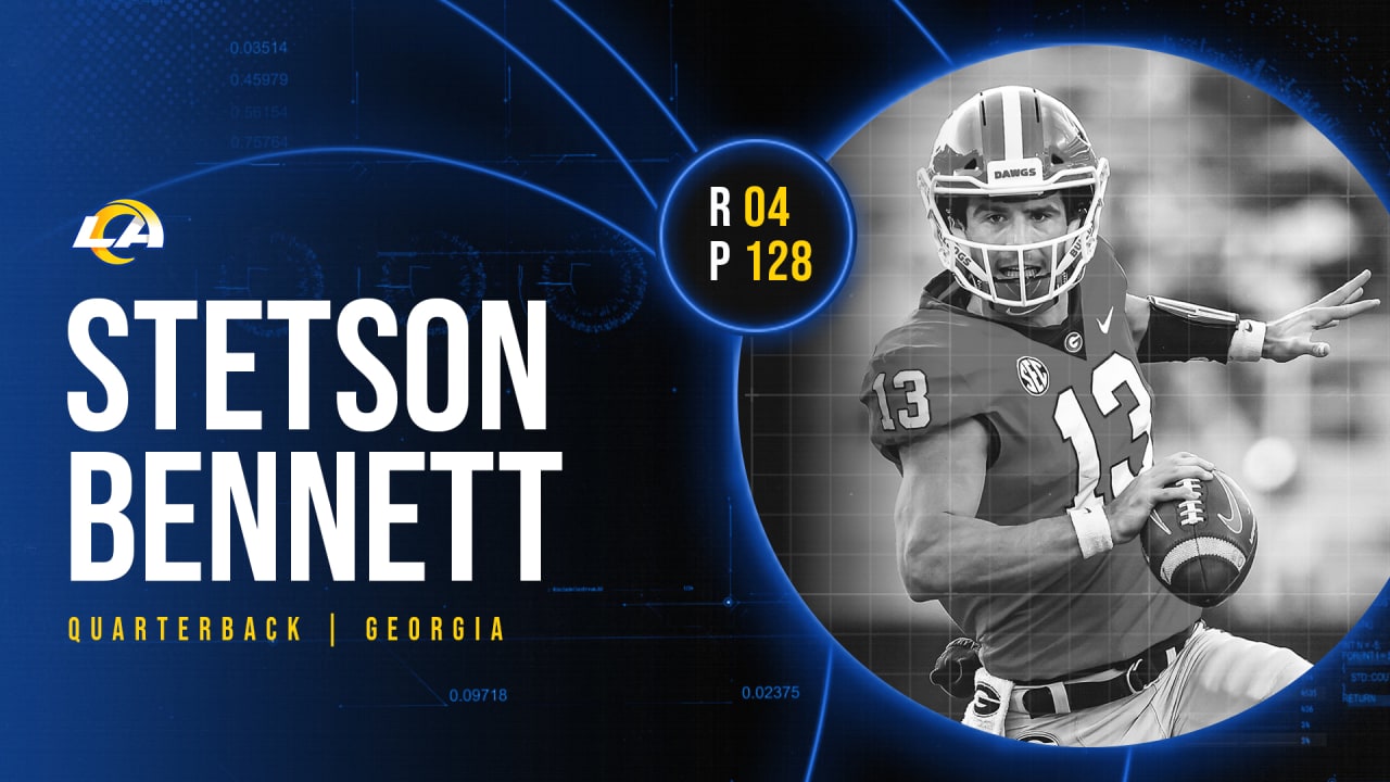 Stetson Bennett's first look in Rams' 2023 uniform has fans