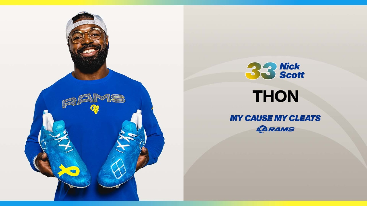 Rams safety Nick Scott, linebacker Troy Reeder and running back Sony Michel  share the meaning behind their 'My Cause My Cleats' footwear