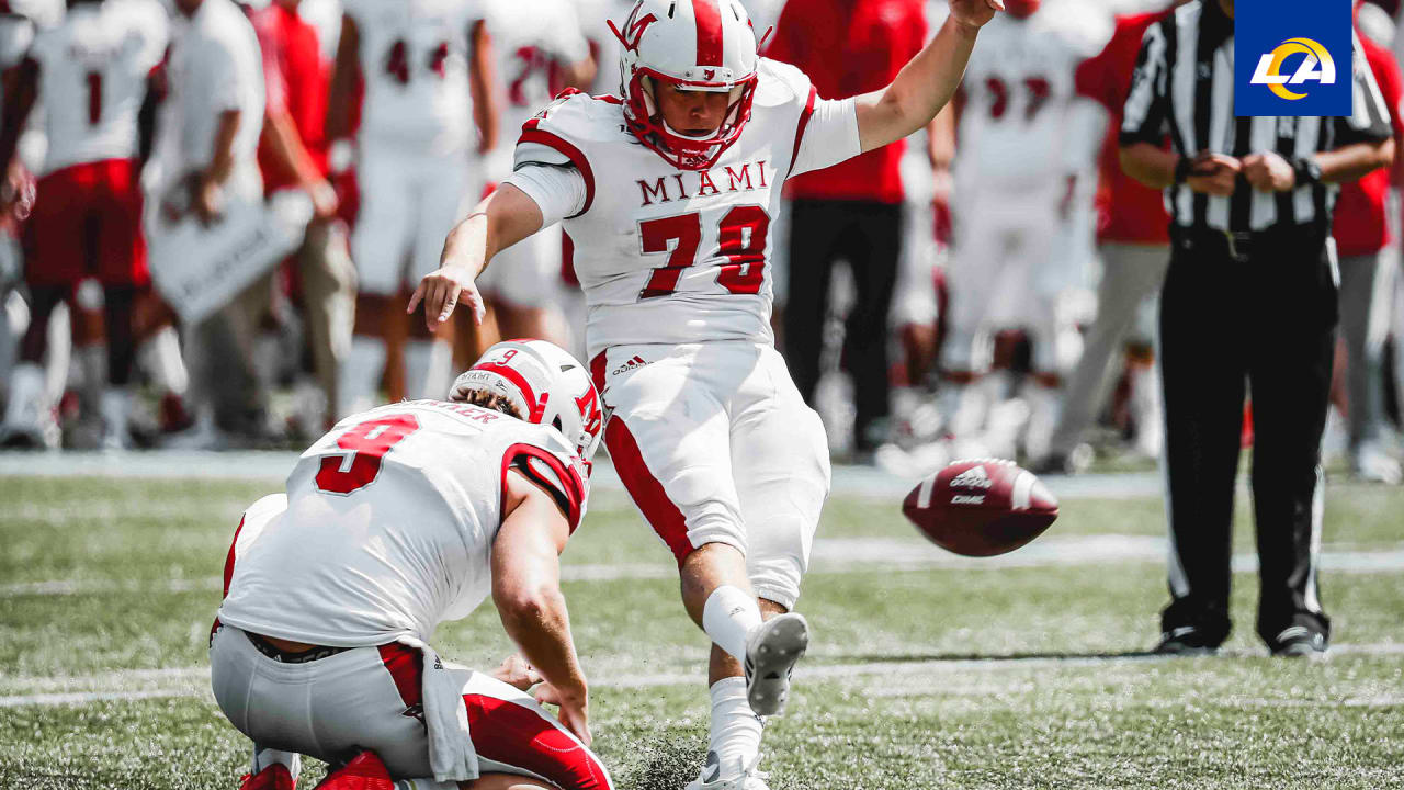 Sam Sloman: Miami RedHawks kicker reportedly wins Los Angeles Rams job