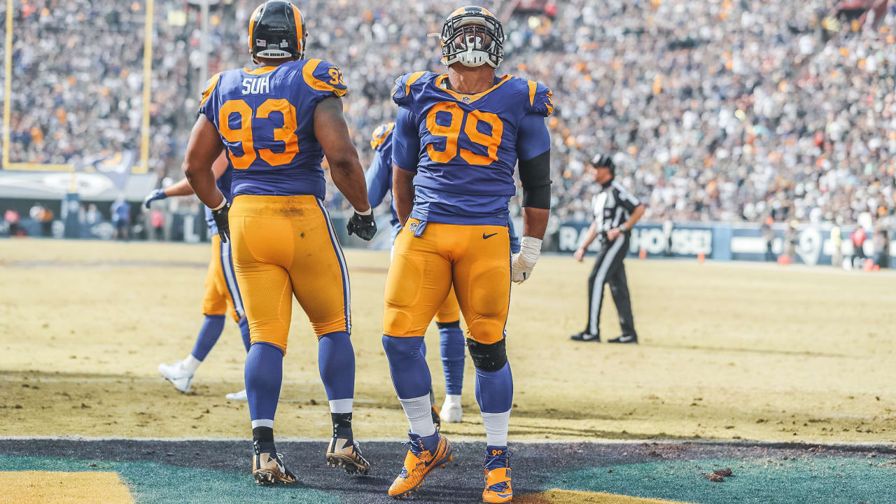 Aaron Donald Sacks Rodgers For Loss Of 9 Yards