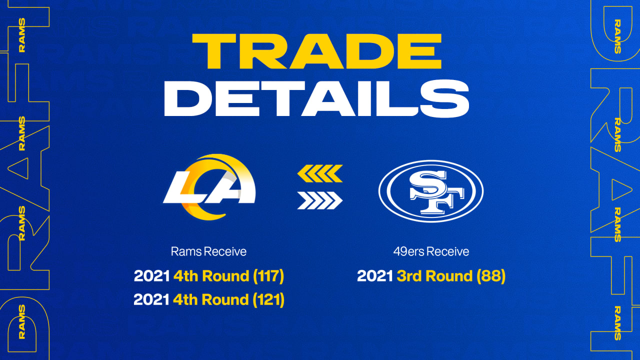 2021 NFL Draft: Rams trade 88th pick to 49ers