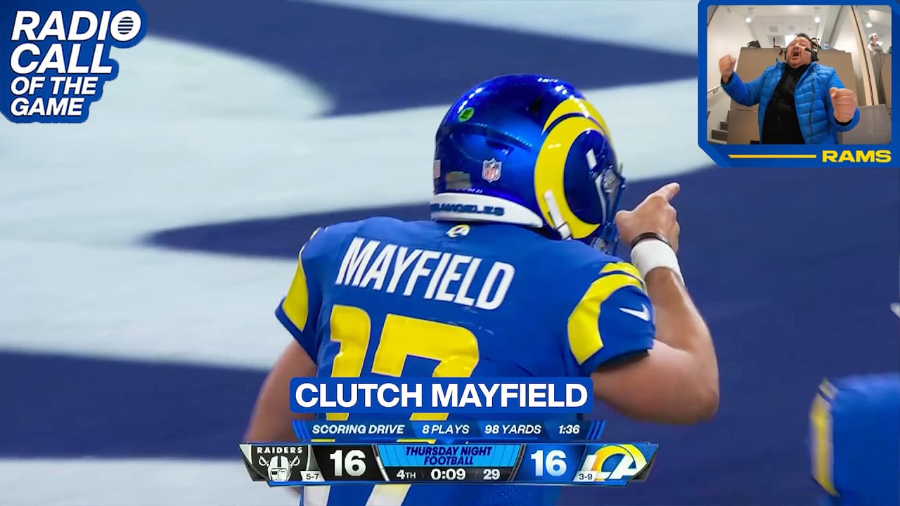 Los Angeles Rams Radio Calls Spanish radio call of QB Baker Mayfield