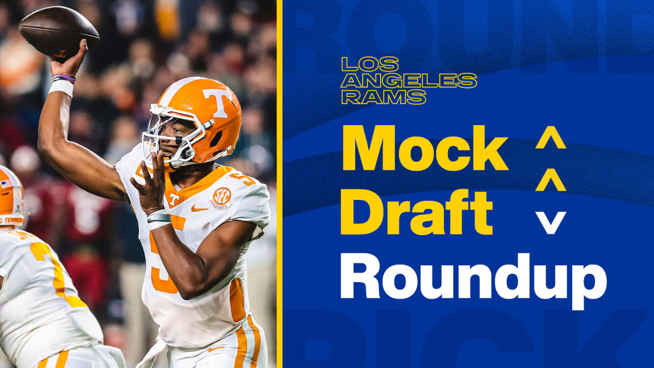 Los Angeles Rams 2023 NFL Mock Draft Roundup Projections one week out