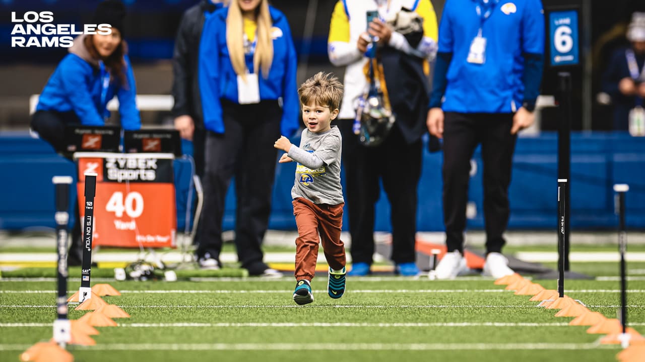 FAN PHOTOS: Rams Season Ticket Members test their skills at the Rams House  Combine