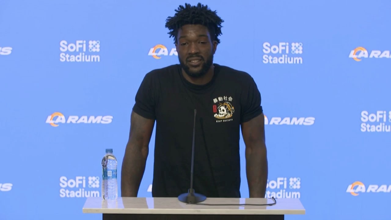 Leonard Floyd on his careerhigh three sacks, defense's overall