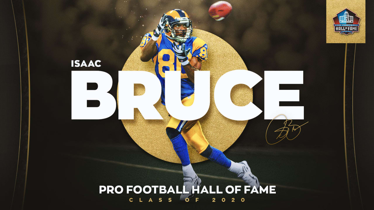 Rams legend Isaac Bruce is elected to Pro Football Hall of Fame 2020 class