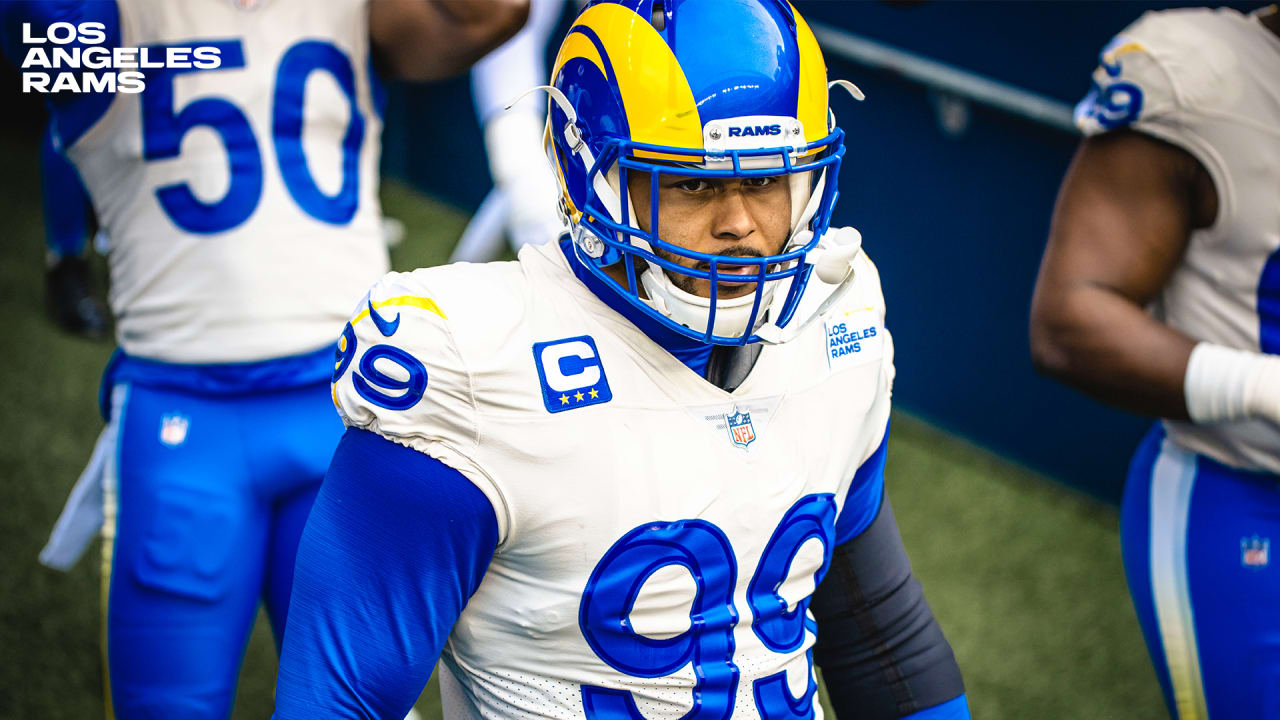 Aaron Donald grateful for Defensive Player of the Year award, but has sights set on bigger goals
