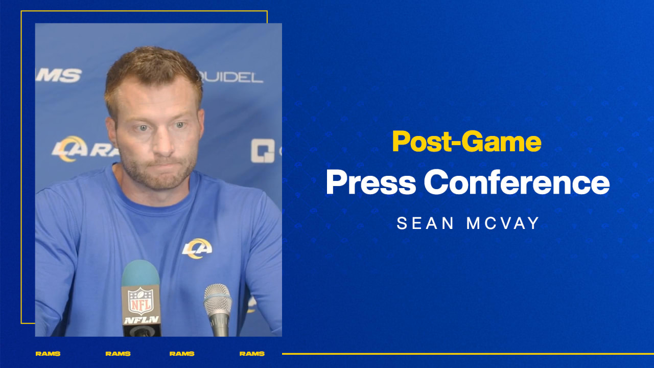 Sean McVay reacts to Rams' 16-13 Week 9 loss at Bucs