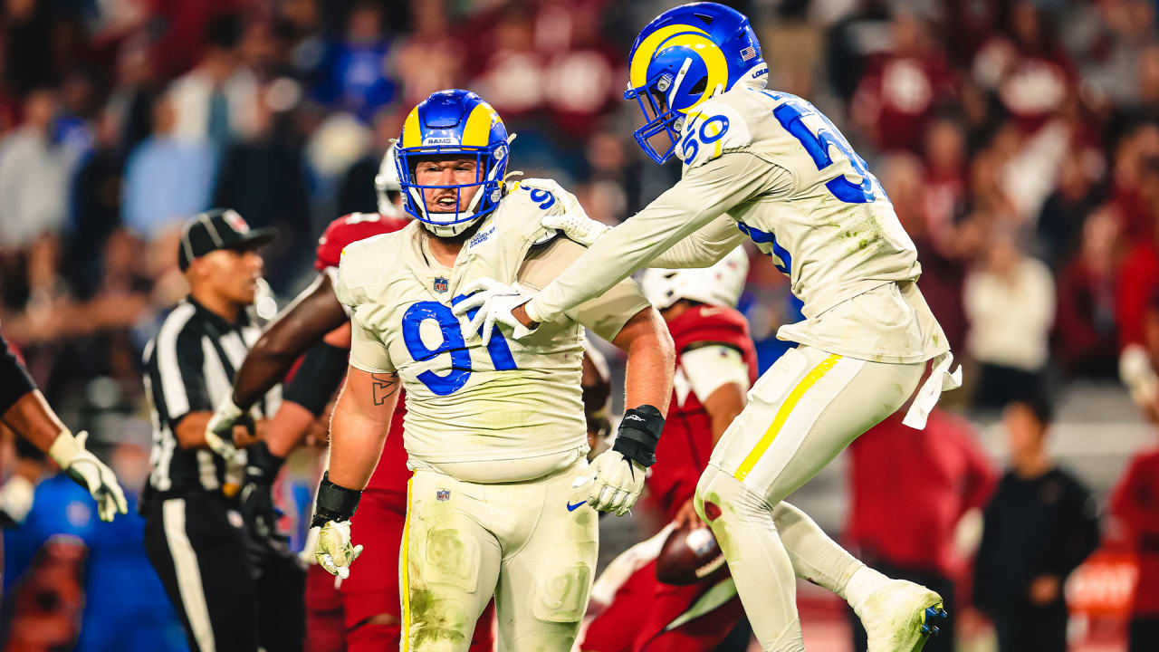 Rams defensive lineman Aaron Donald on defending Cardinals QB Kyler Murray,  playing alongside A'Shawn Robinson and Greg Gaines