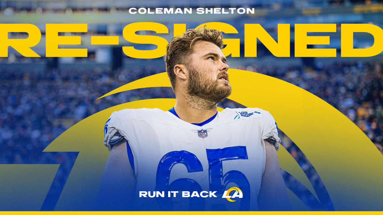 Los Angeles Rams G Coleman Shelton Talks Going From Undrafted To Starting  Guard For His Hometown Team