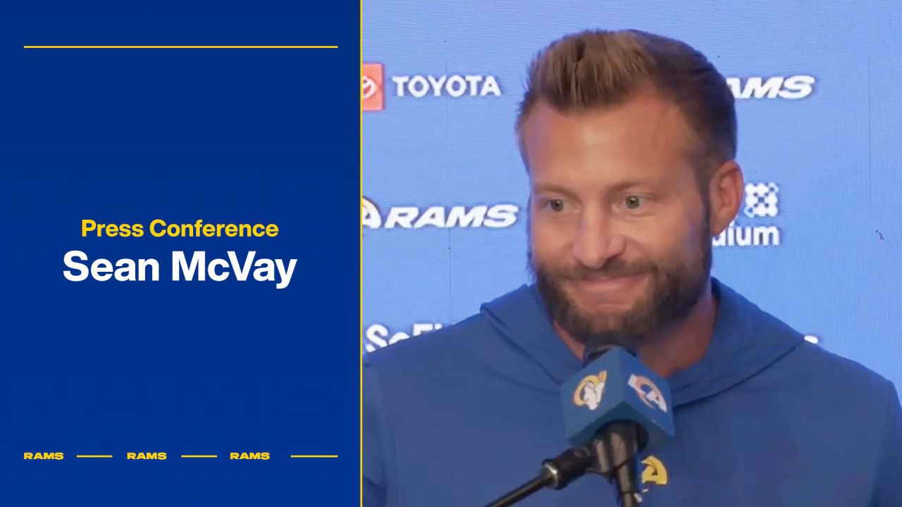 Los Angeles Rams on X: LIVE: #RamsHouse Press Conferences with HC Sean  McVay + QB Stetson Bennett following today's matchup against the Chargers.   / X