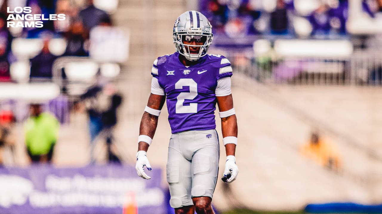 With the 253rd pick in the 2022 NFL Draft the Los Angeles Rams select  Kansas State Safety Russ Yeast.