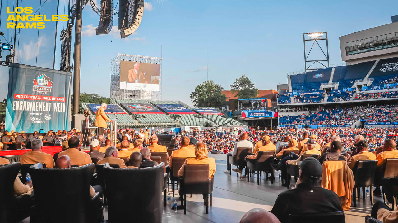 pro football hall of fame festivities