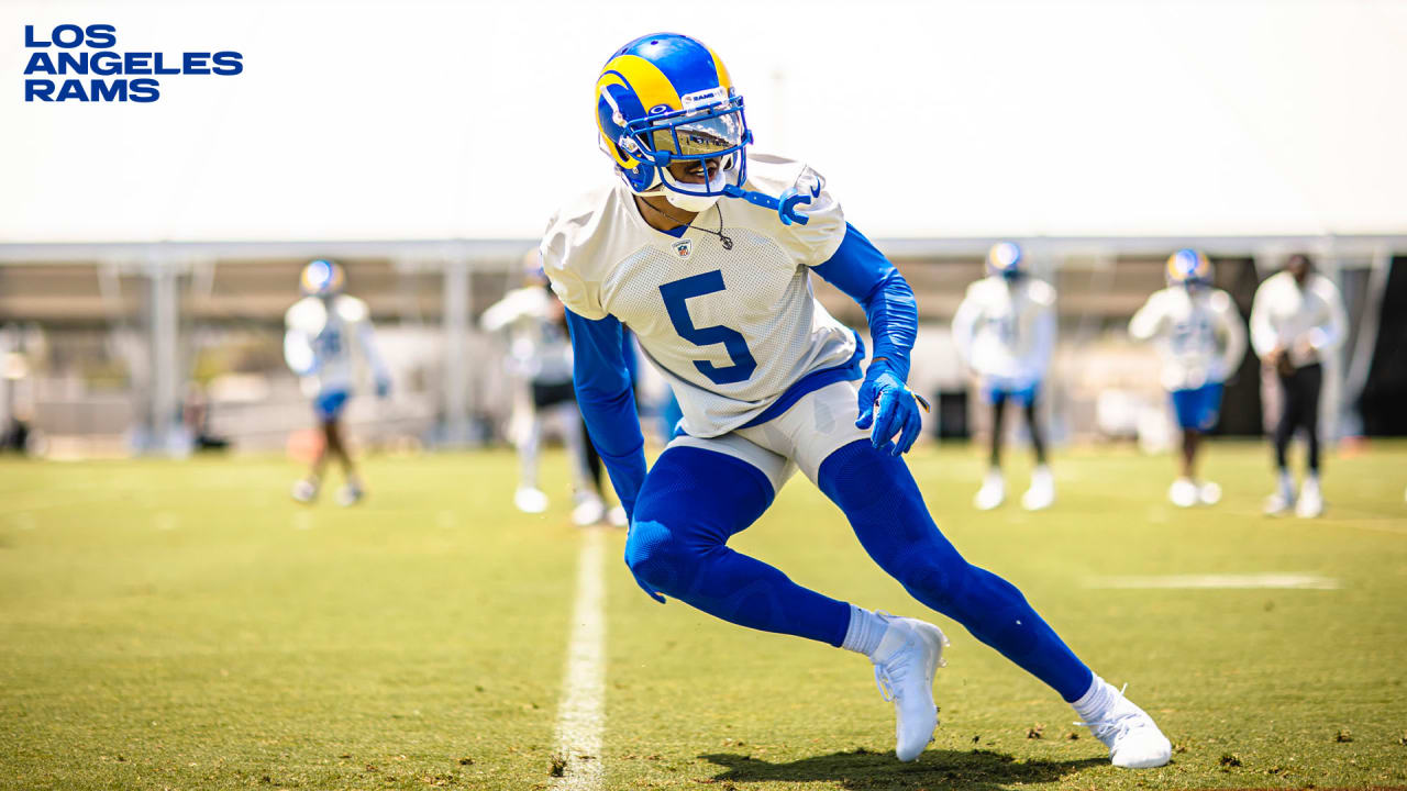 Jalen Ramsey is All Smiles in New Rams Number