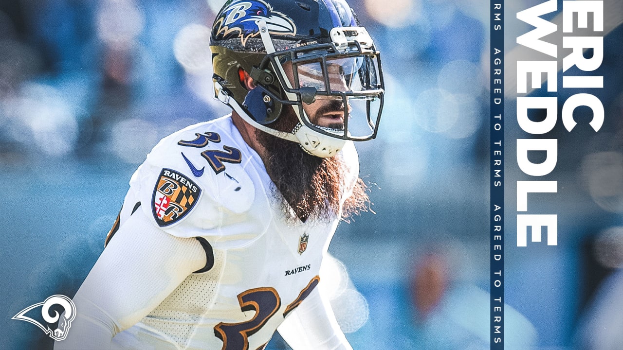 Officially official! Eric Weddle will - Los Angeles Rams