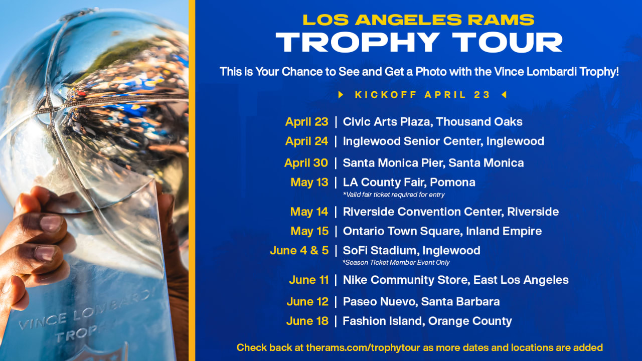 Rams Trophy Tour: Season Ticket Member Day at SoFi Stadium