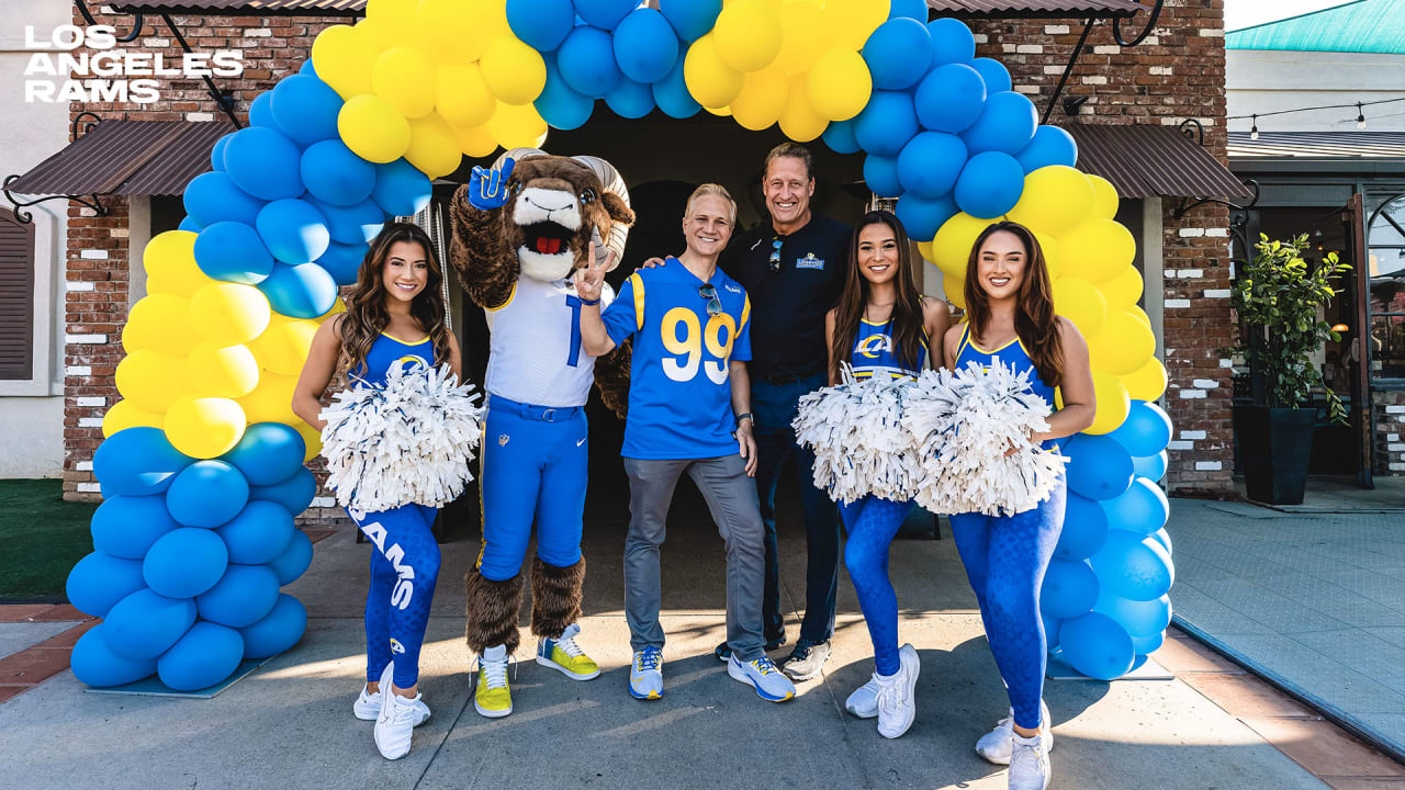 PHOTOS: Rams Legend Jim Everett, Rampage & Rams Cheerleaders host watch ...