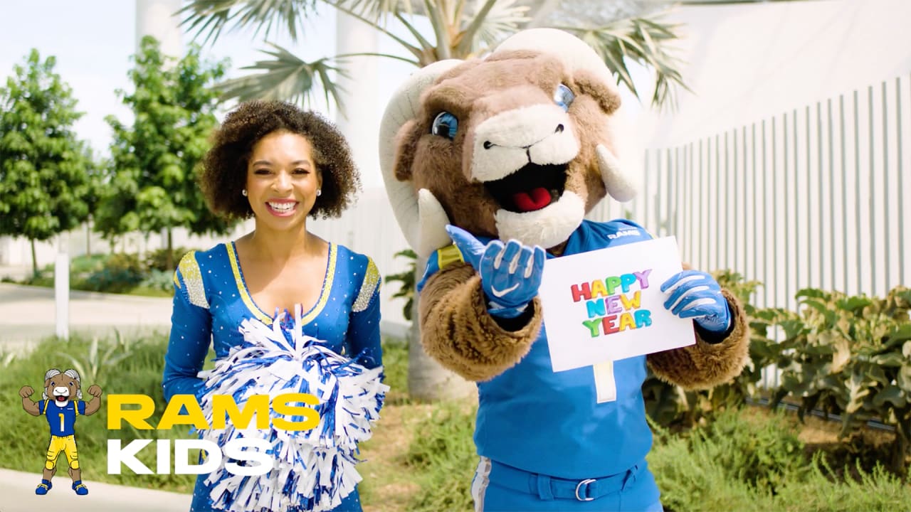 The Rams mascot surprised fans at Jack in the Box during the bye week