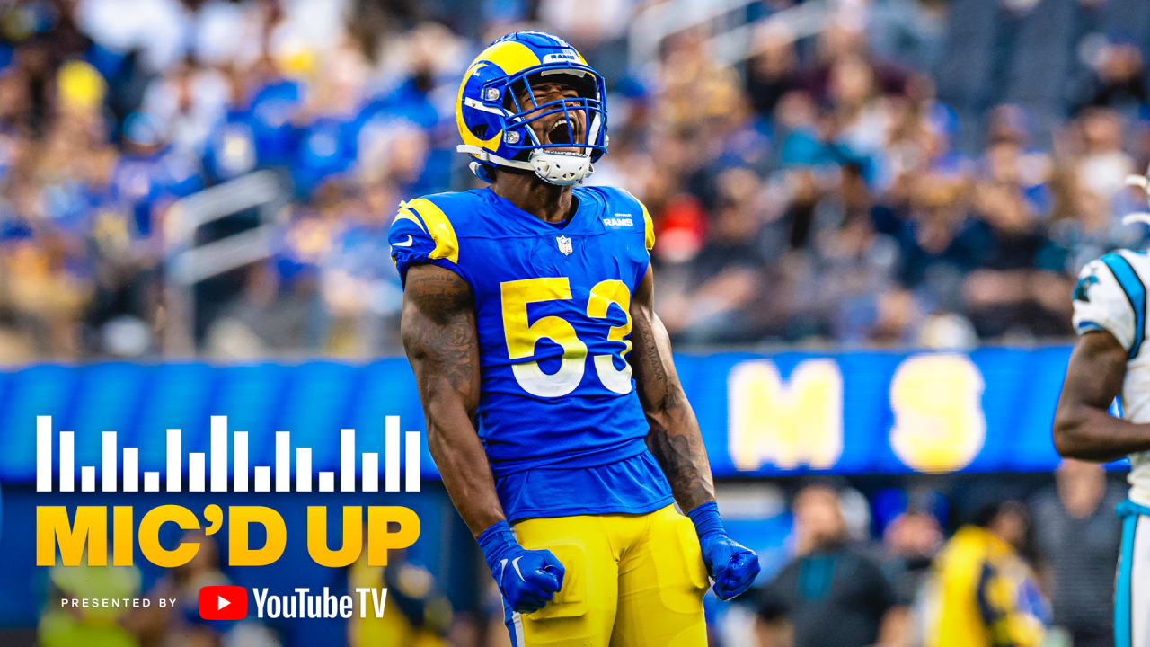 Los Angeles Rams Mic'd Up Linebacker Ernest Jones “We really the