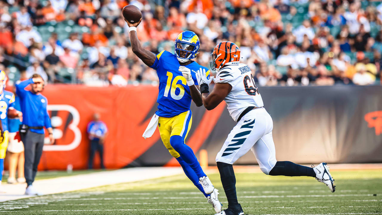 Perkins-McCutcheon connection leads Rams over Chargers 29-22 - CBS Los  Angeles