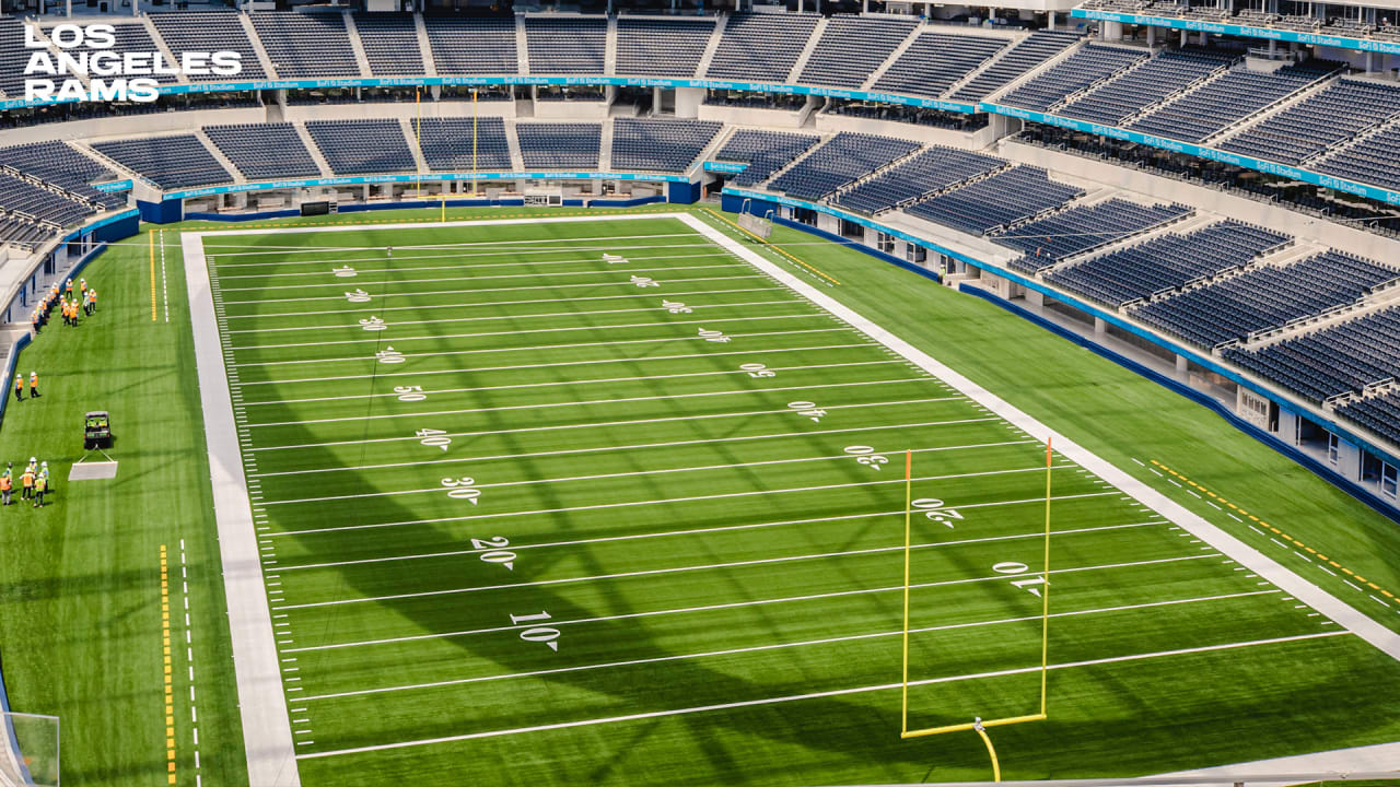 A detailed breakdown of SoFi Stadium's turf