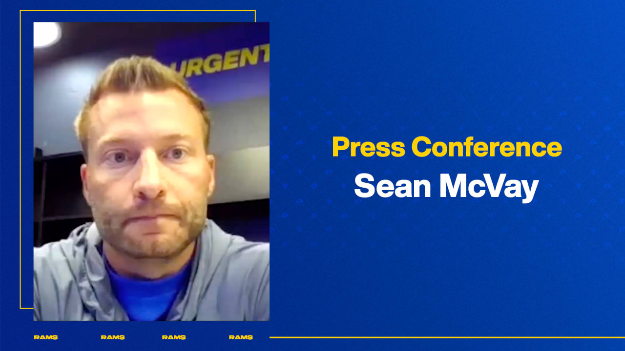 Rams head coach Sean McVay talks final injury updates ahead of Week 4 at  Colts, wide receiver Cooper Kupp returning to practice in Week 5