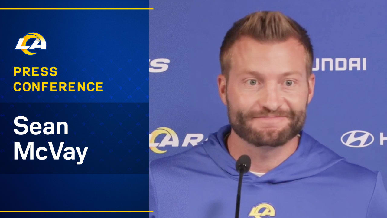 Rams head coach Sean McVay on wide receiver Cooper Kupp being expected