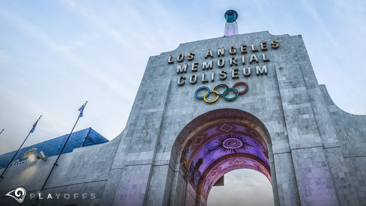 COLISEUM TO HOST THE RAMS IN PLAYOFFS THIS SATURDAY - Los Angeles Coliseum