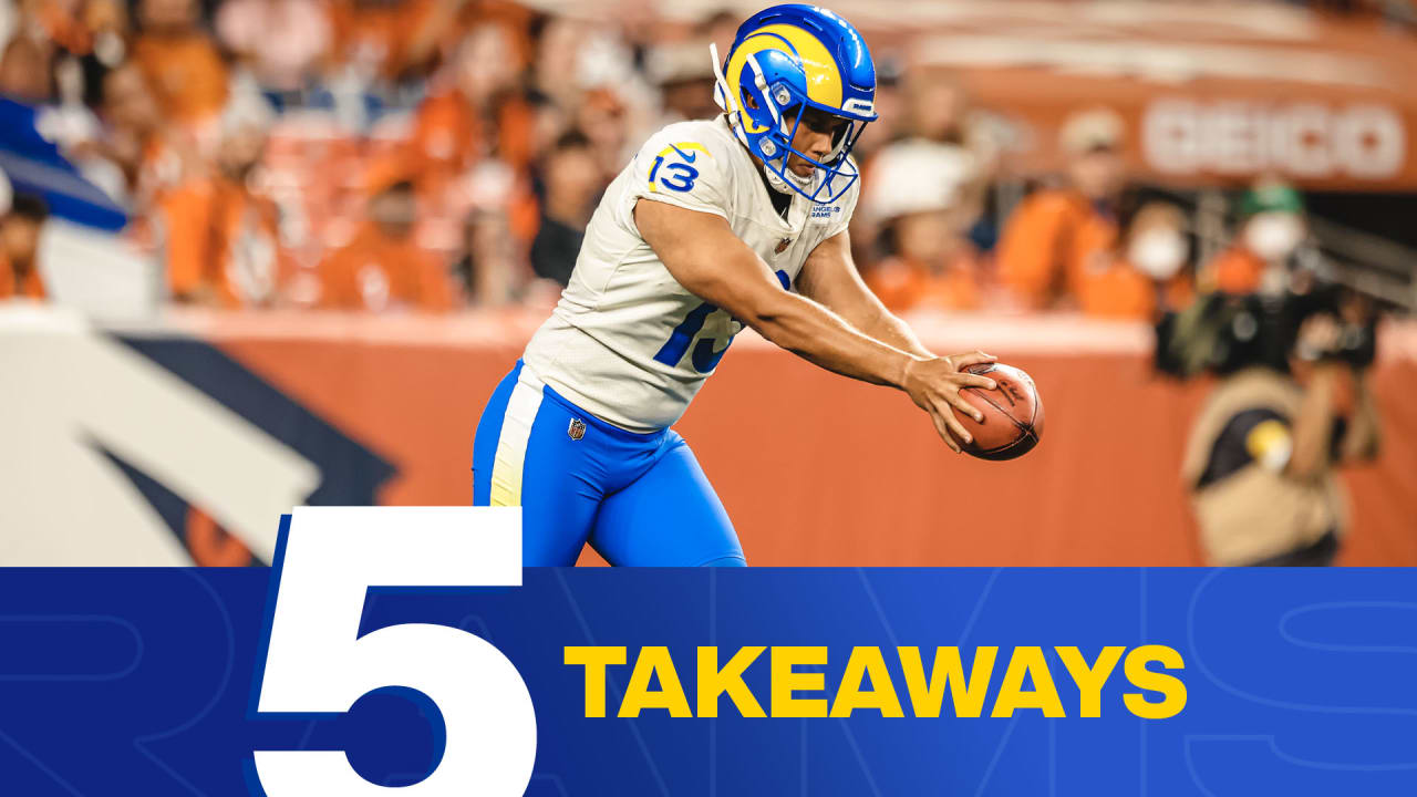 NFL Preseason Week 3 Game Recap: Denver Broncos 17, Los Angeles Rams 12, NFL News, Rankings and Statistics