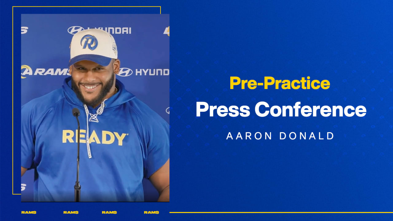 Aaron Donald & Rams Coordinators Addresses The Media Heading Into Sunday's  Week 1 Matchup 