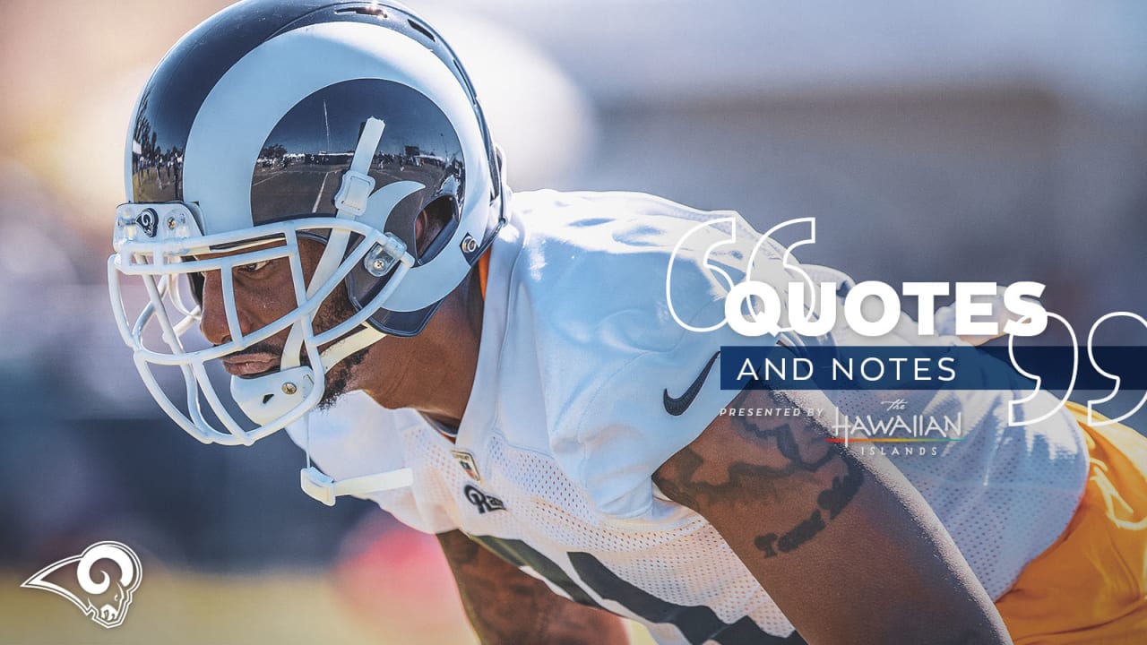 FILE - In this July 30, 2019, file photo, Los Angeles Rams cornerback Aqib  Talib is shown during NFL football training camp in Irvine, Calif. With  less than two months before its