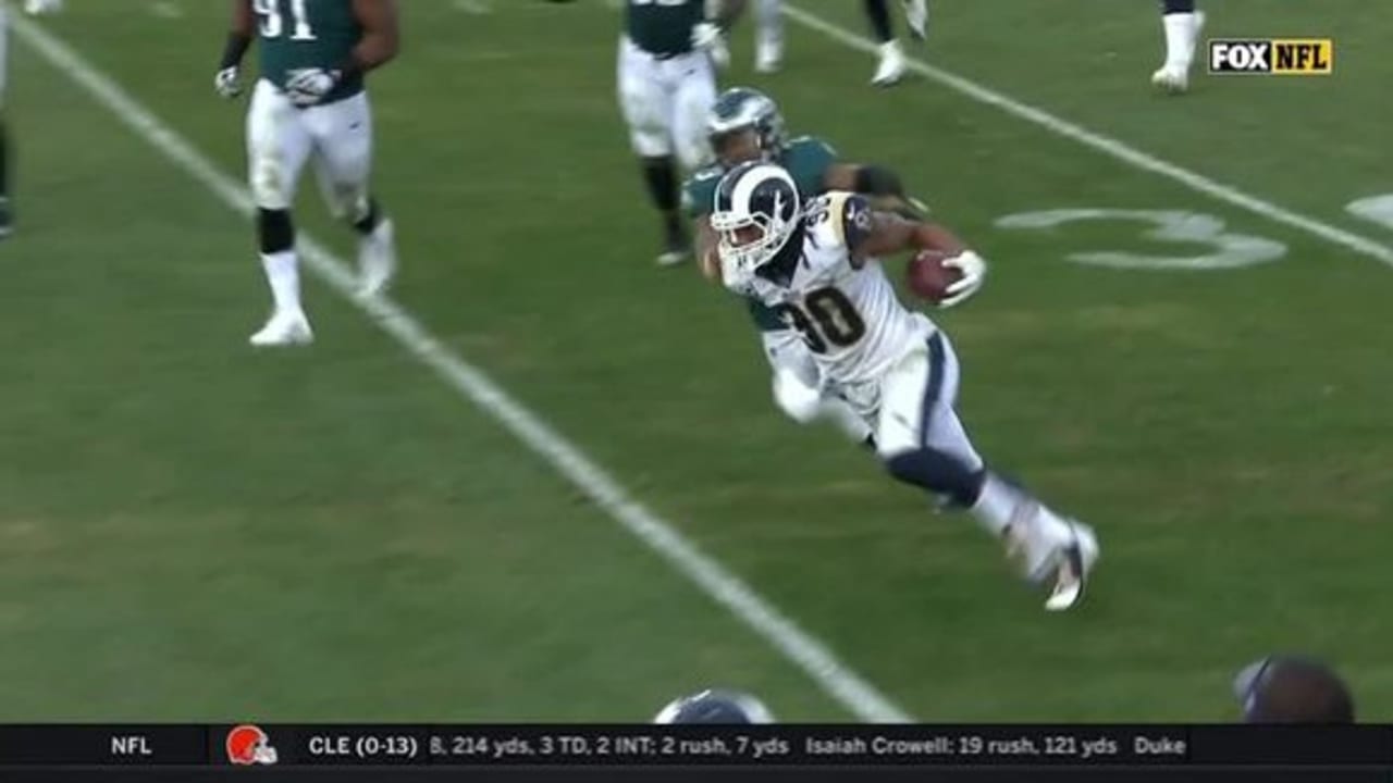 Falcons Highlights: RB Todd Gurley makes pretty sideline catch