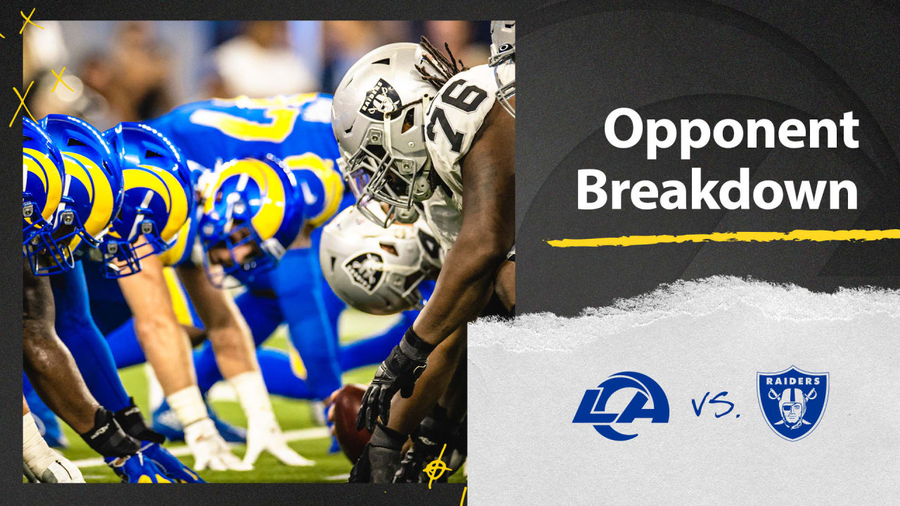 Rams 2022 Opponent Breakdown Las Vegas Raiders