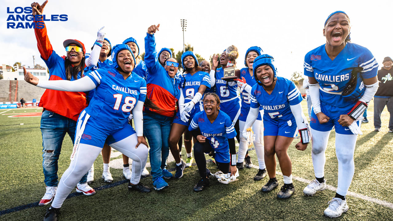 Girls flag football team at Reagan High School prepares for tournament