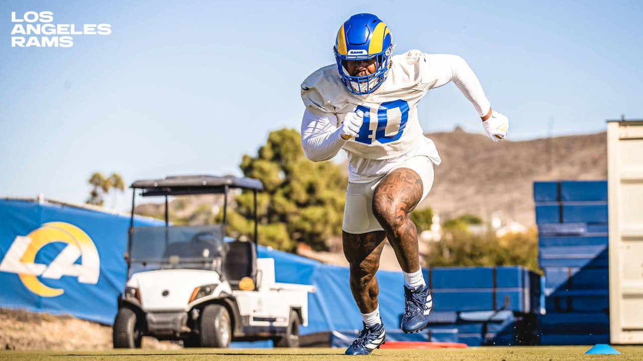 PHOTOS: OLB Von Miller's first day at Rams practice