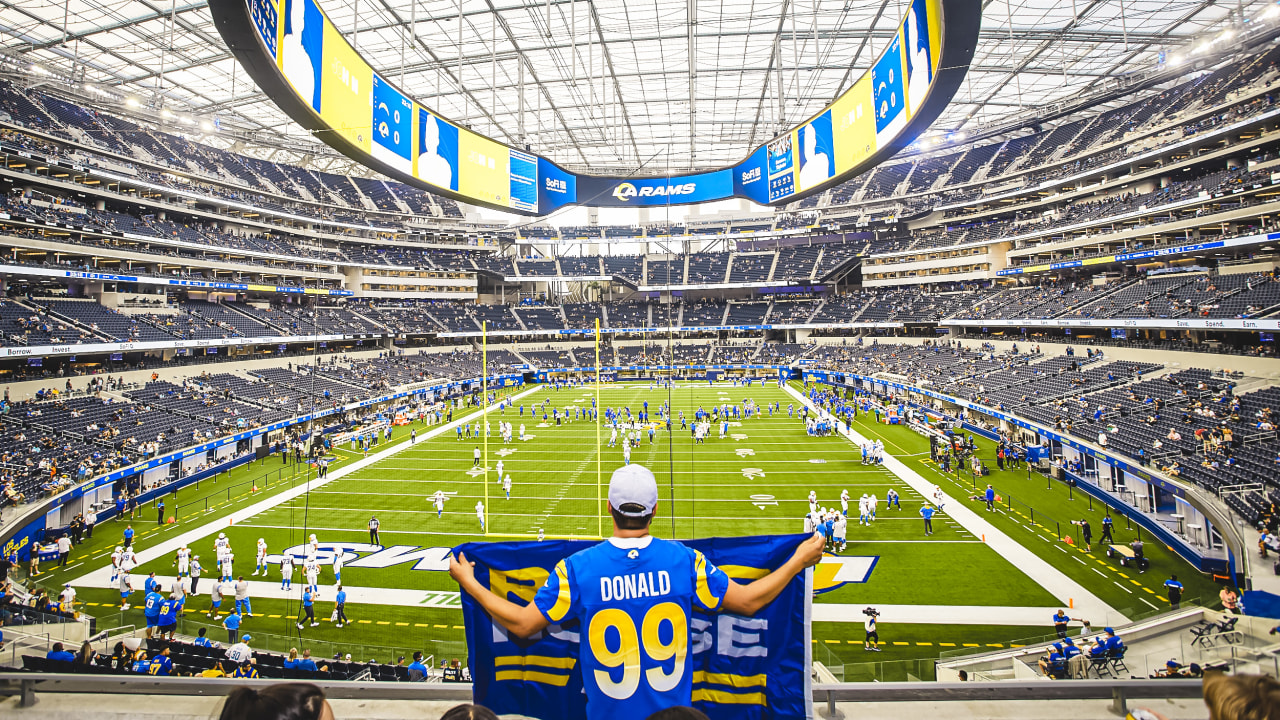 Los Angeles Rams VS Los Angeles Chargers Game day Pin 1/1/2023 So Fi Stadium