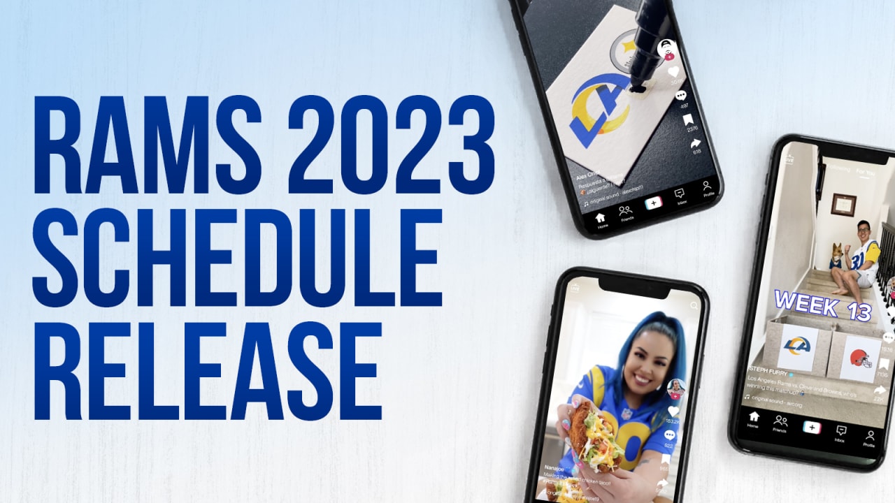 Los Angeles Rams release official 2023 season schedule